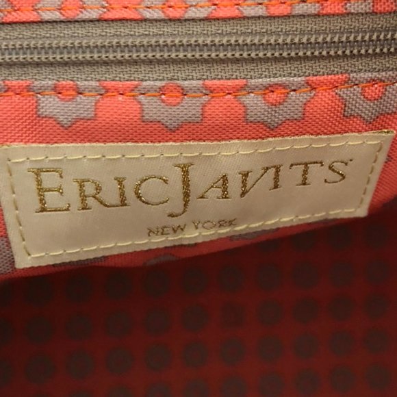 Eric Javits Handbag Shoulderbag Straw Zipper NWT - Picture 8 of 16